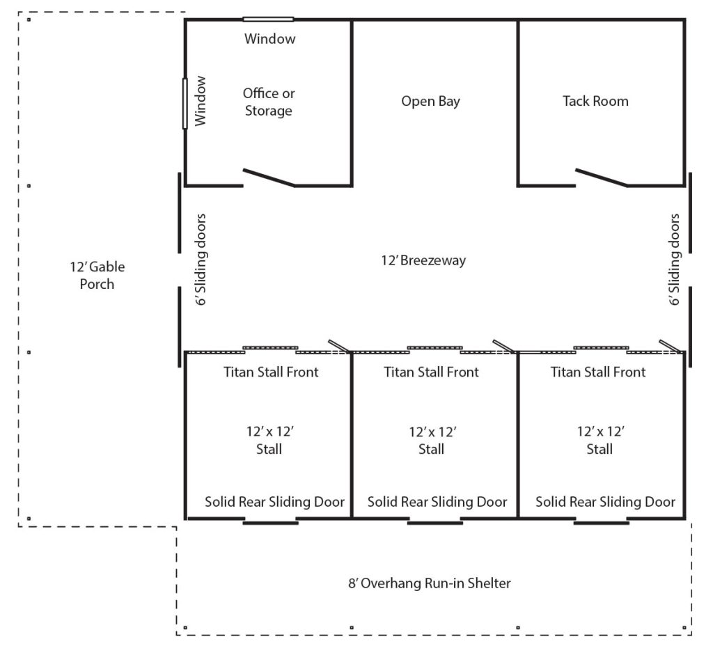 RCA Barns | Raised Center Aisle Horse Barns | FCPBarns.com