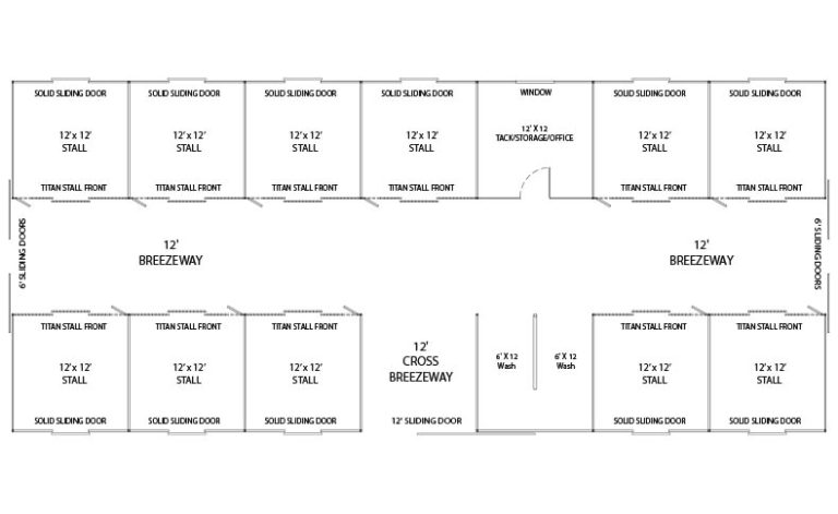 Barn Plans | Horse Barn Floor Plans, Building Kits | FCPbarns.com