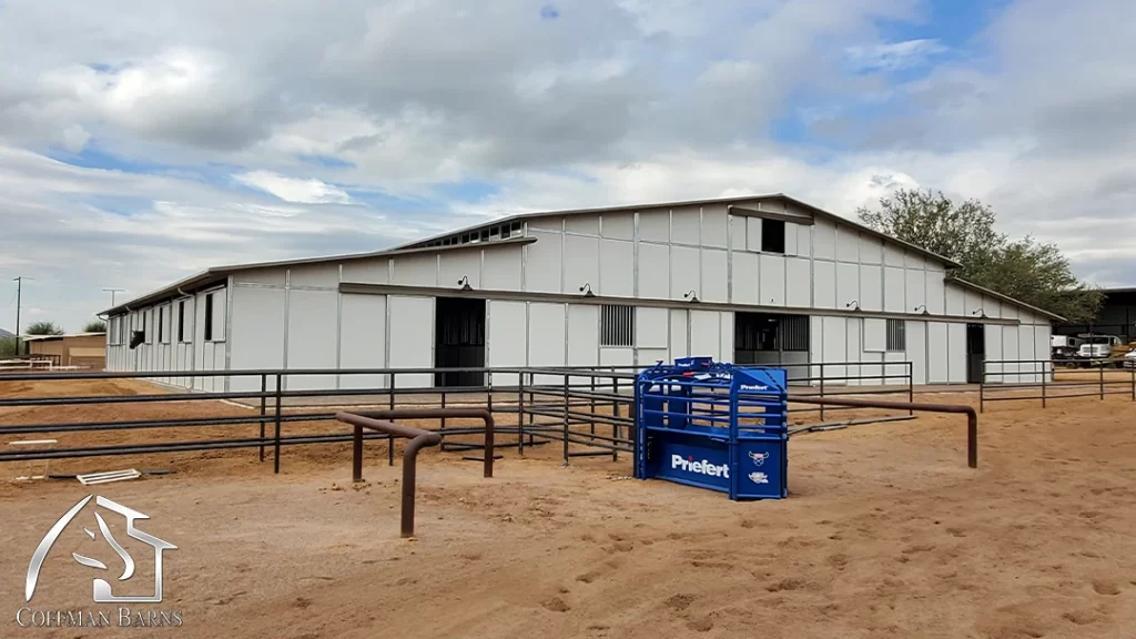 Custom Triple Breezeway Barn