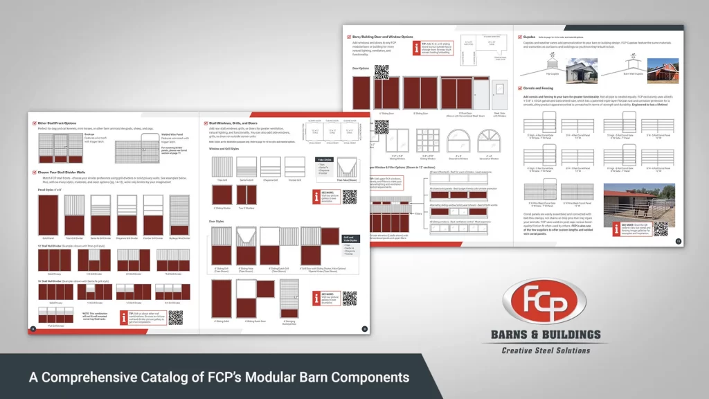 FCP Modular Horse Barn Planning Design Guide Components Spread