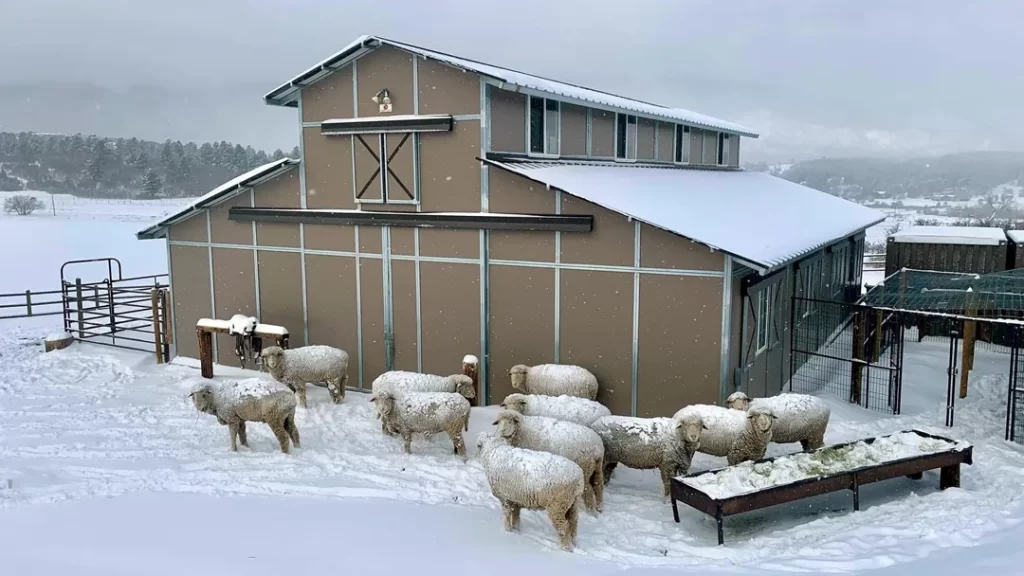 FCP Barn built by Coffman Barns in Larkspur, Co