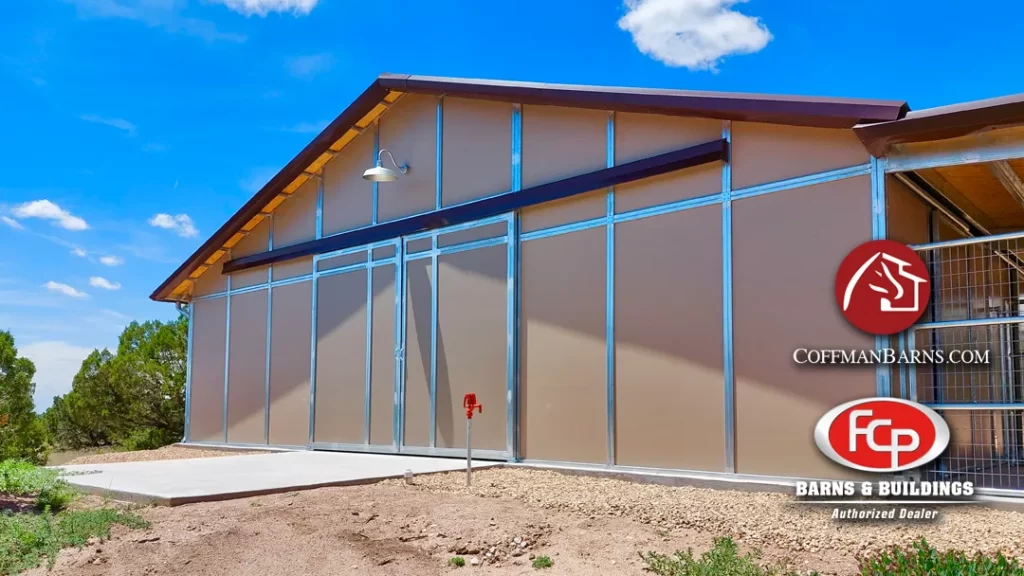 FCP Santa Fe Barn Builders Barn Kit Exterior Image