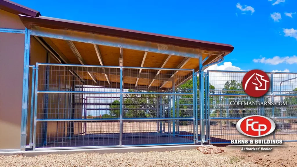 FCP Santa Fe Barn Builders Barn Kit Porch Image