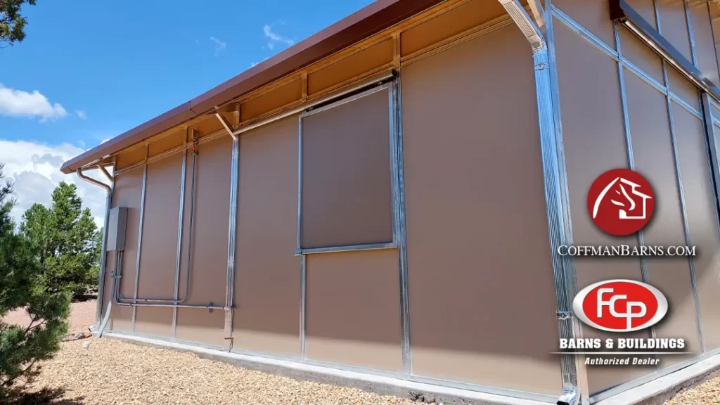 FCP Santa Fe Barn Builders Barn Kit Side Image