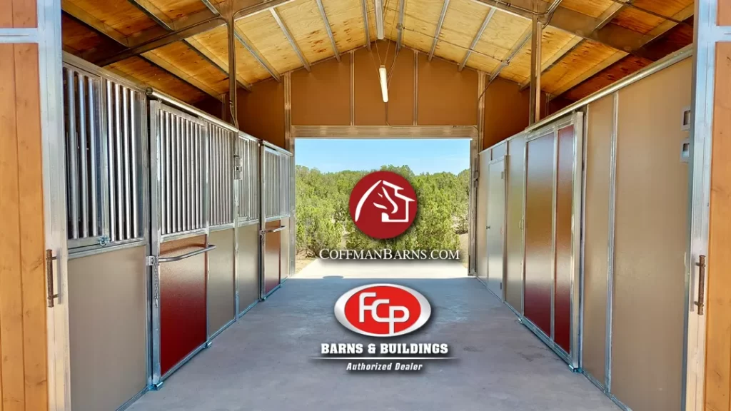 FCP Santa Fe Barn Builders Barn Kit Breezeway Image