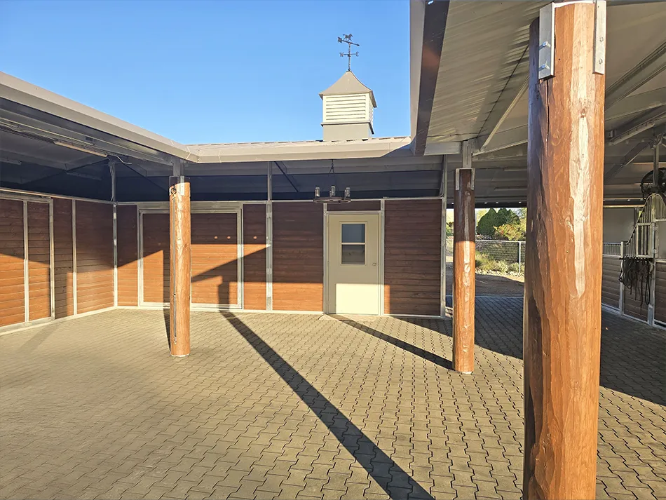 Custom FCP Shedrow Barn in Scottsdale, AZ