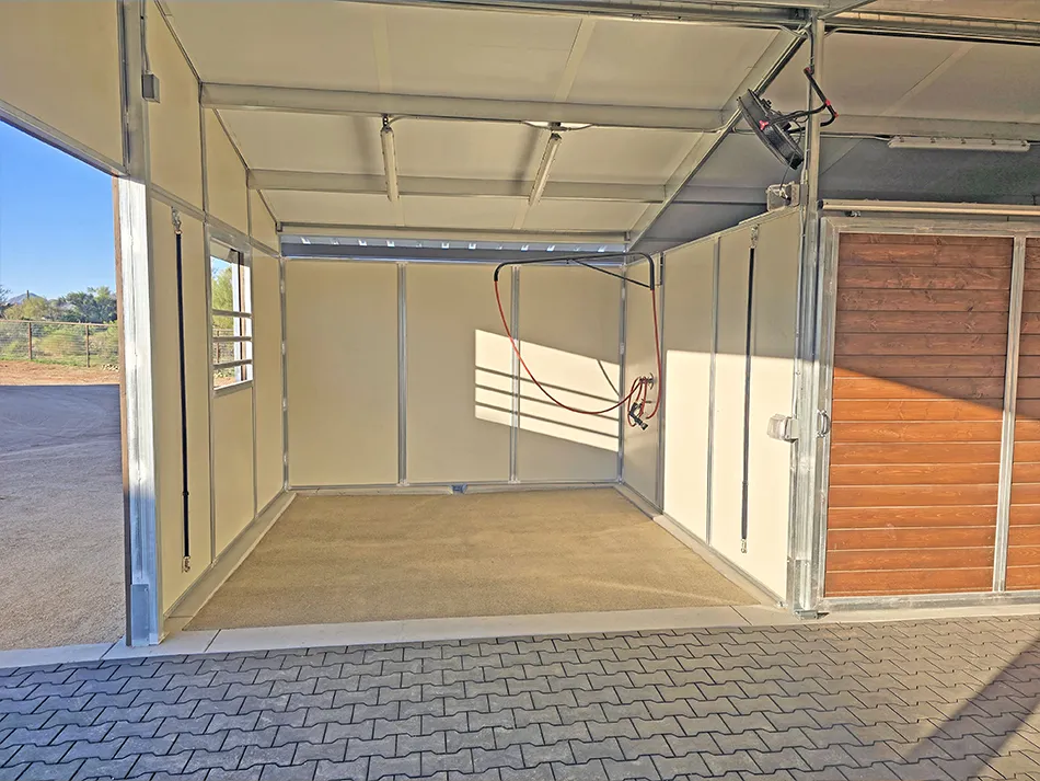 Custom FCP Shedrow Barn in Scottsdale, AZ