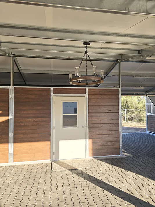 Custom FCP Shedrow Barn in Scottsdale, AZ