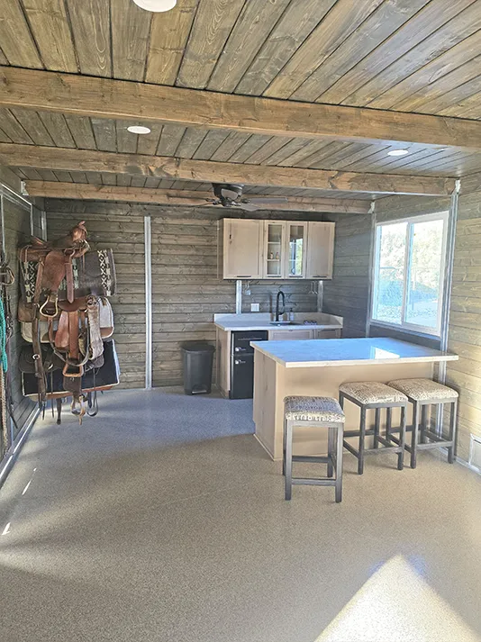 Custom FCP Shedrow Barn in Scottsdale, AZ