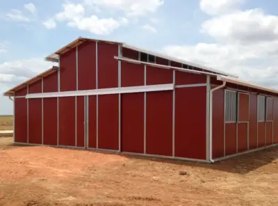 FCP Barns & Buildings Steel Red RCA Barn
