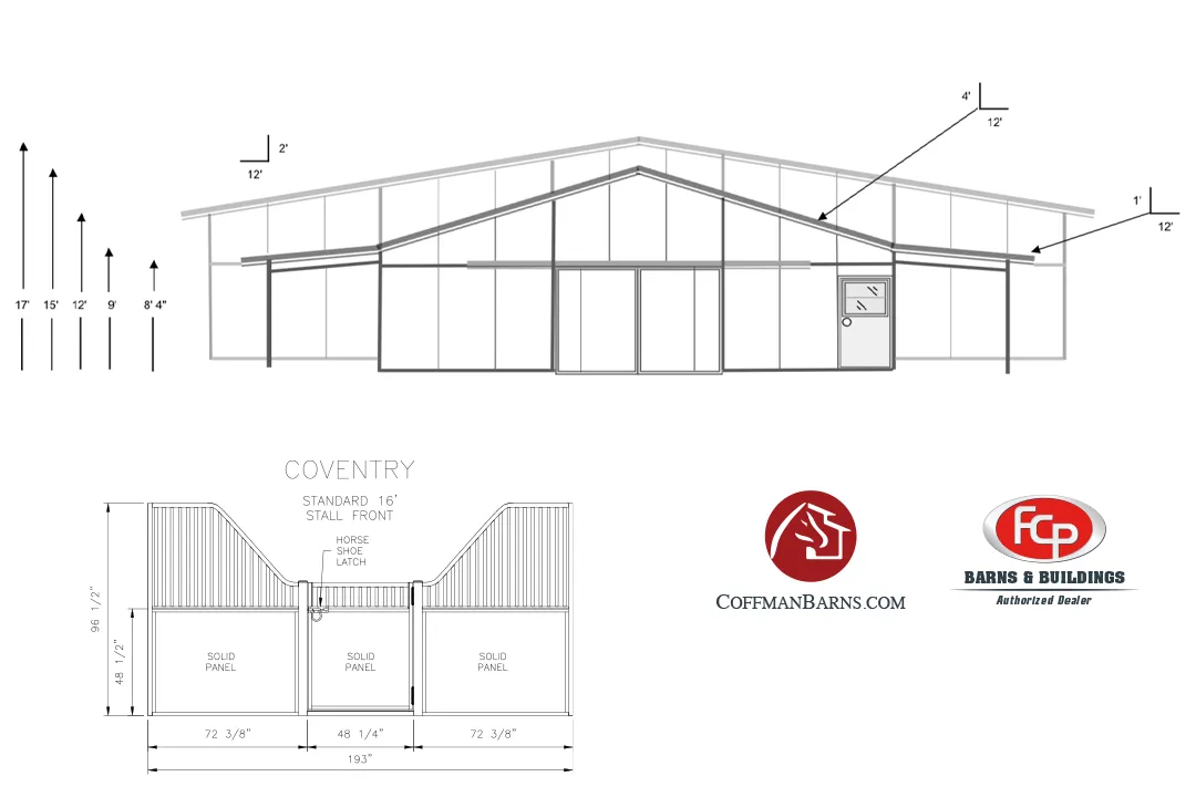 FCP Barn Plan in Littleton, CO by Coffman Barns