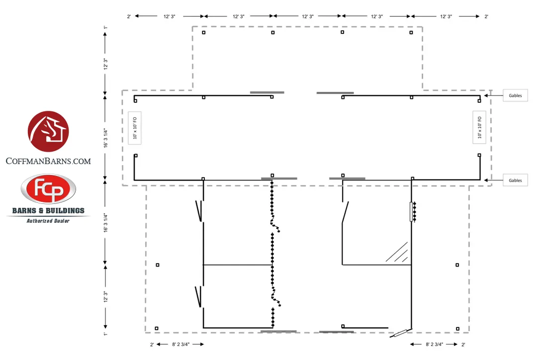FCP Barn Plan in Littleton, CO by Coffman Barns