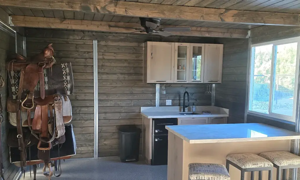 FCP Wood Sided Steel Barns Project Image Lounge