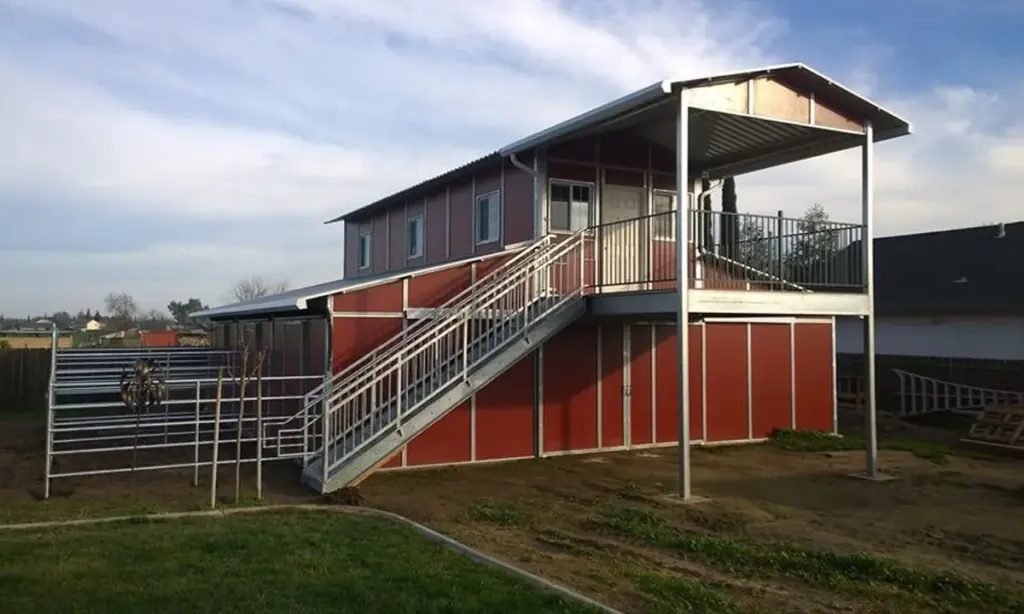 FCP Metal Barns for Horses - Article Project Image a custom RCA barn