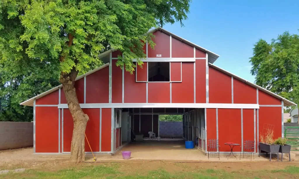 FCP Metal Barns for Horses - Article Project Image a custom RCA barn