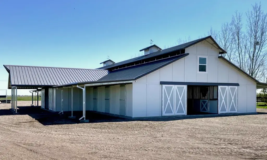 FCP Metal Barns for Horses - Article Project Image a custom RCA barn