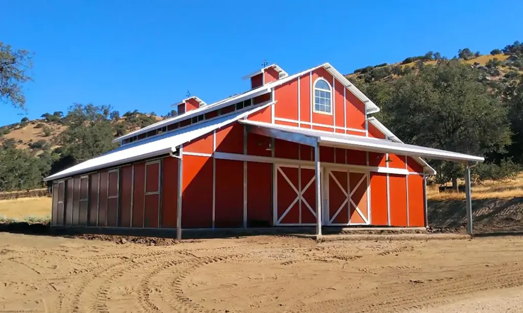 FCP Metal Barns for Horses - Article Project Image a custom RCA barn